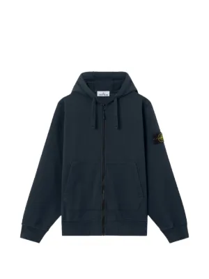 Stone Island ジップアップ パーカー | ブルー | FARFETCH JP