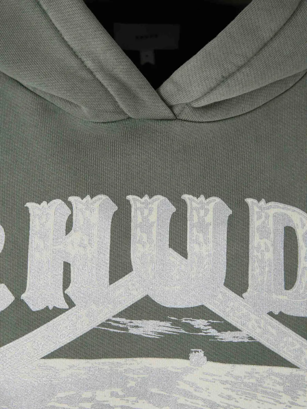 RHUDE Hoodie met logoprint Groen
