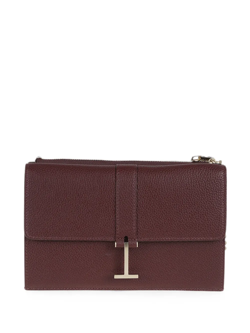 TOM FORD leather shoulder bag - Rosso