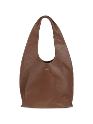 専用　A.P.C　ブラウン　メッセンジャーバッグ　レディース　金具　リアルレザー A.P.C. レザーショルダーバッグ | ブラウン | FARFETCH JP