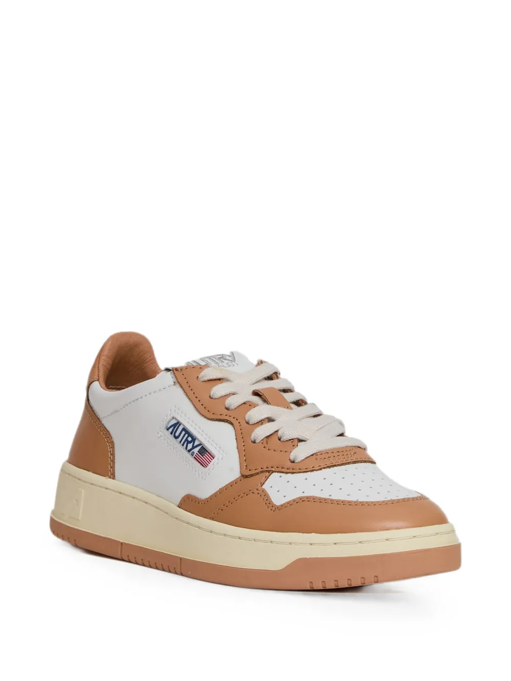 Autry Medalist bicolor leather sneakers Wit