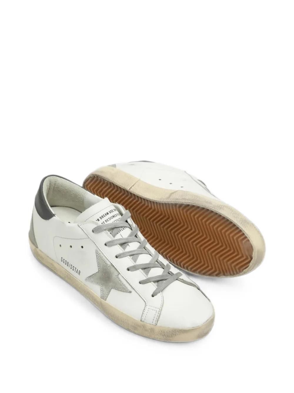 Golden Goose Super-Star suede sneakers Wit