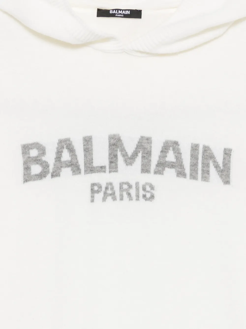 Balmain Kids Trui verfraaid met logo Wit
