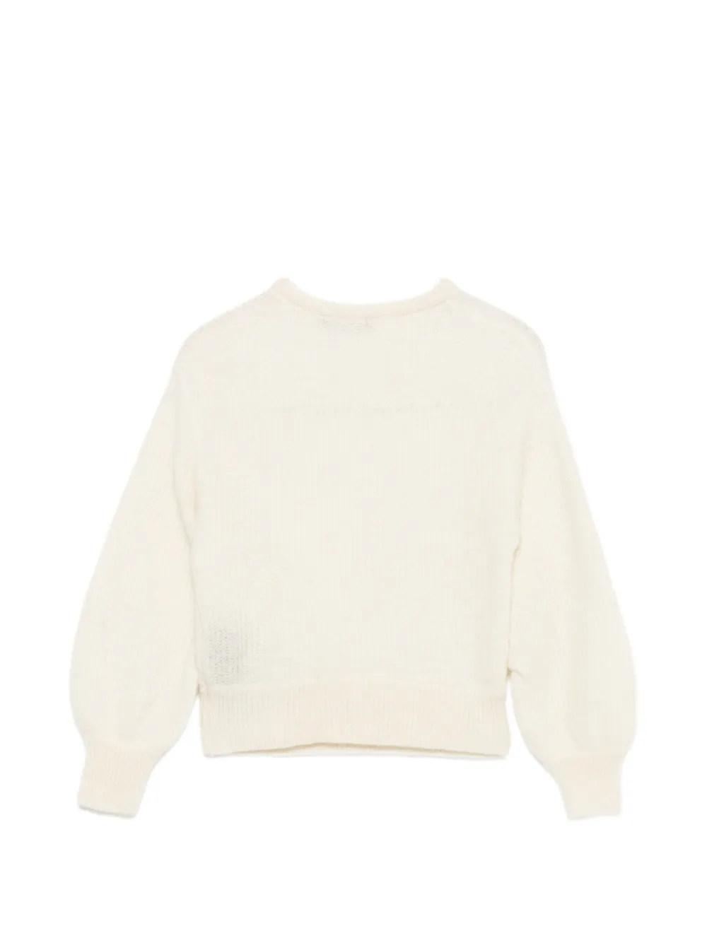 Balmain Kids Trui met knoopdetail Beige