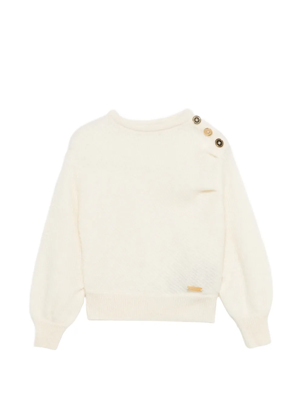 Balmain Kids button-detail sweater - Toni neutri