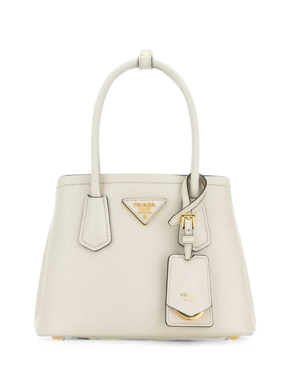 Prada Double calf leather handbag - Bianco
