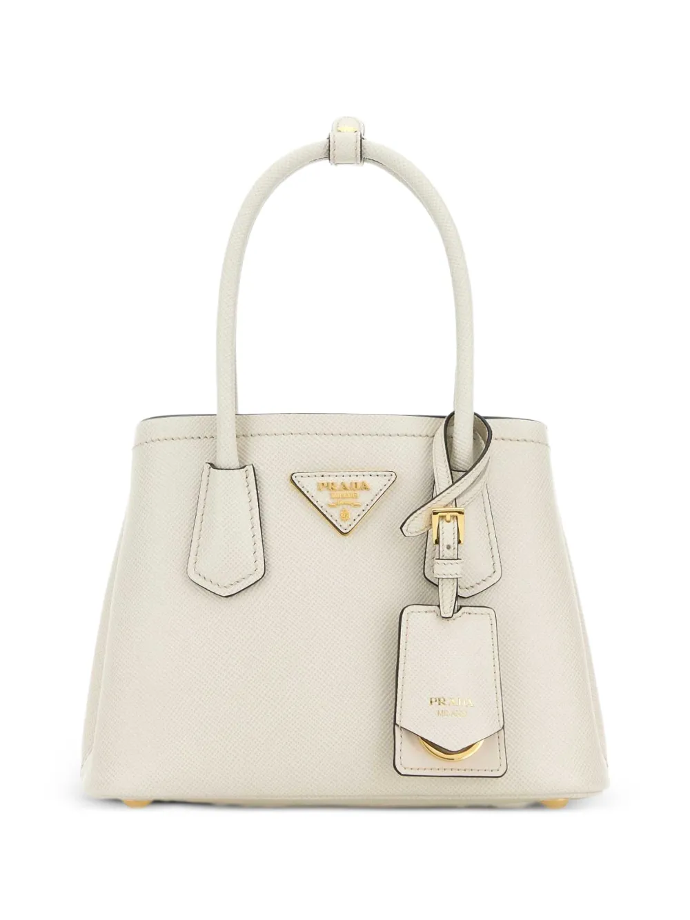 Prada Double calf leather handbag - Bianco