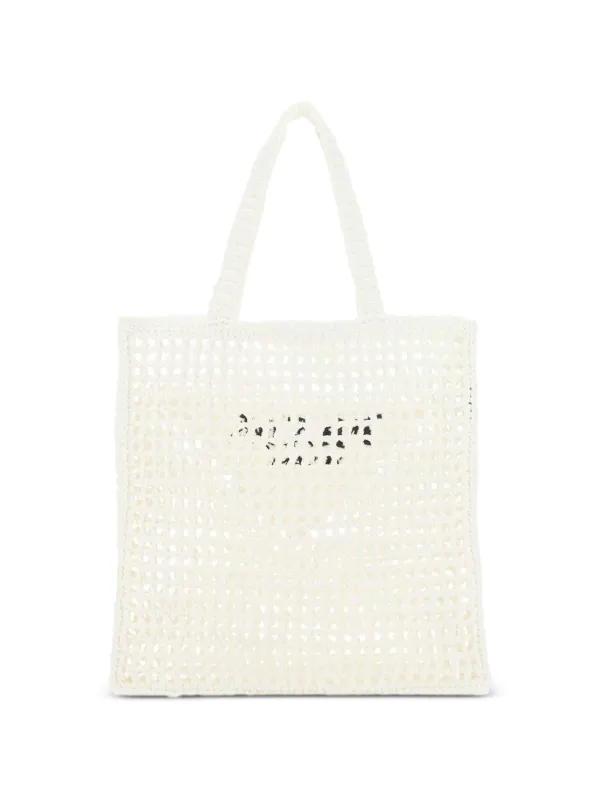 Prada ラフィア ハンドバッグ | ホワイト | FARFETCH JP