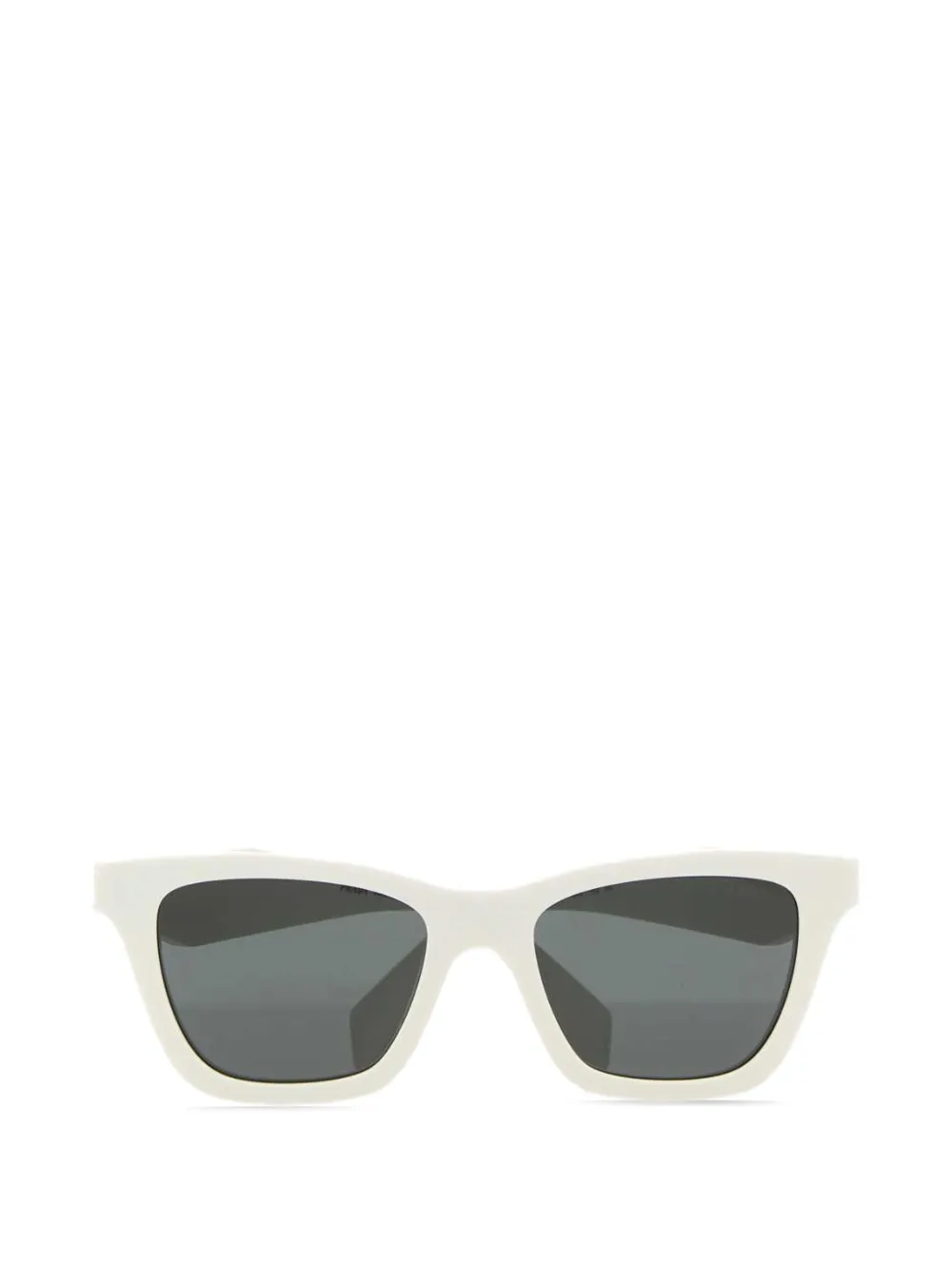 Prada Eyewear Occhiali da sole squadrati con stampa - Bianco