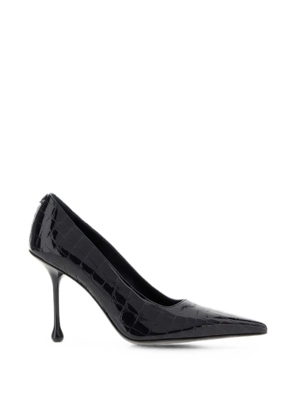 Jimmy Choo Ixia crocodile-effect leather pumps Blauw
