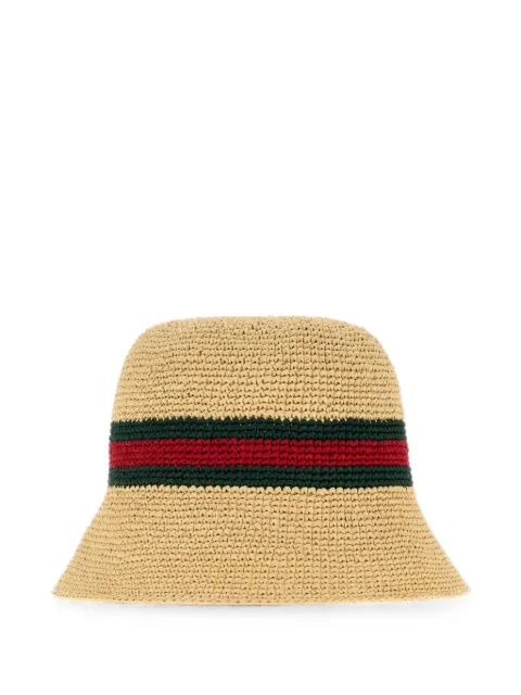 Gucci Web-stripe bucket hat