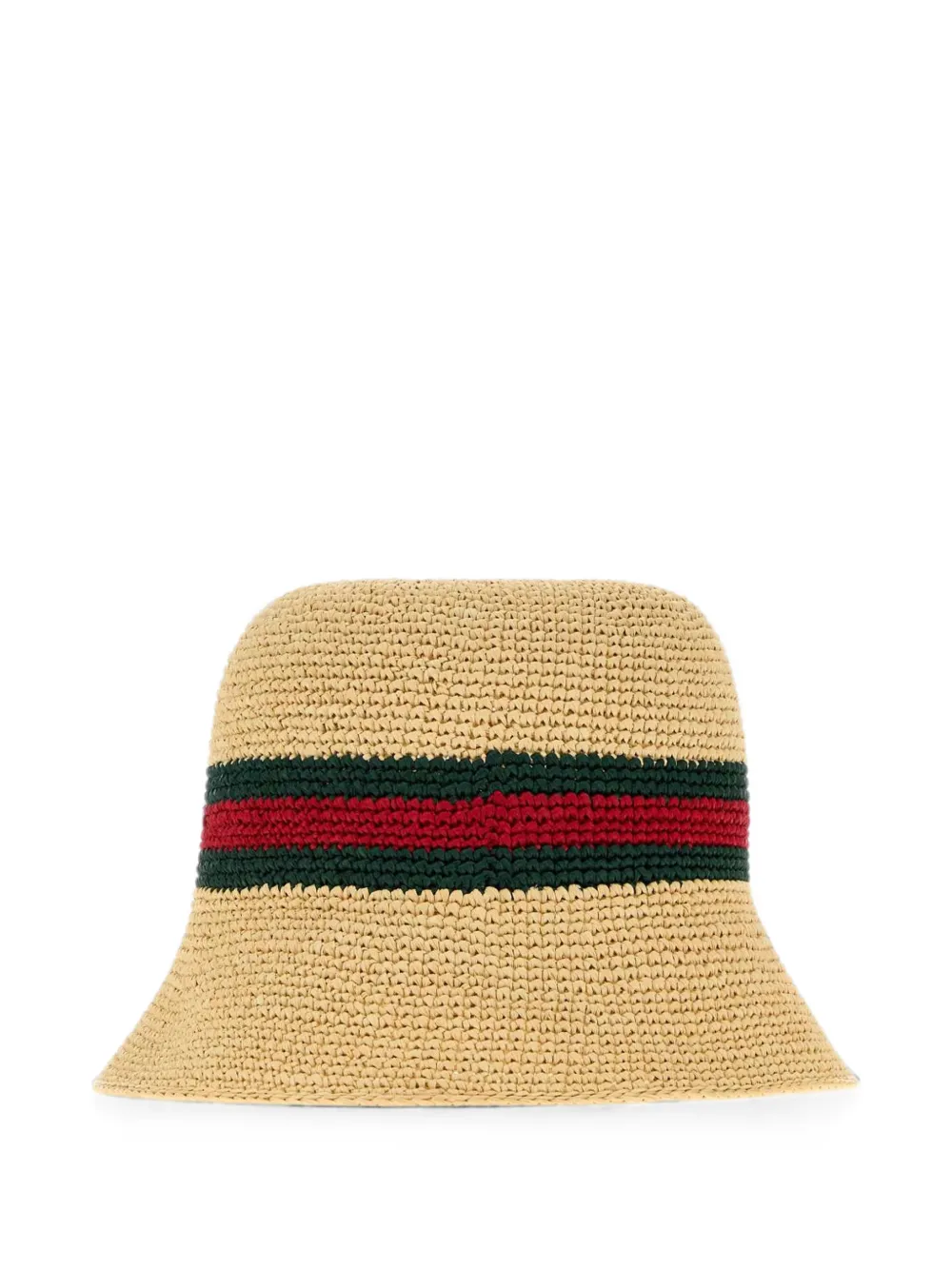 Gucci Vissershoed met Web-streep Beige