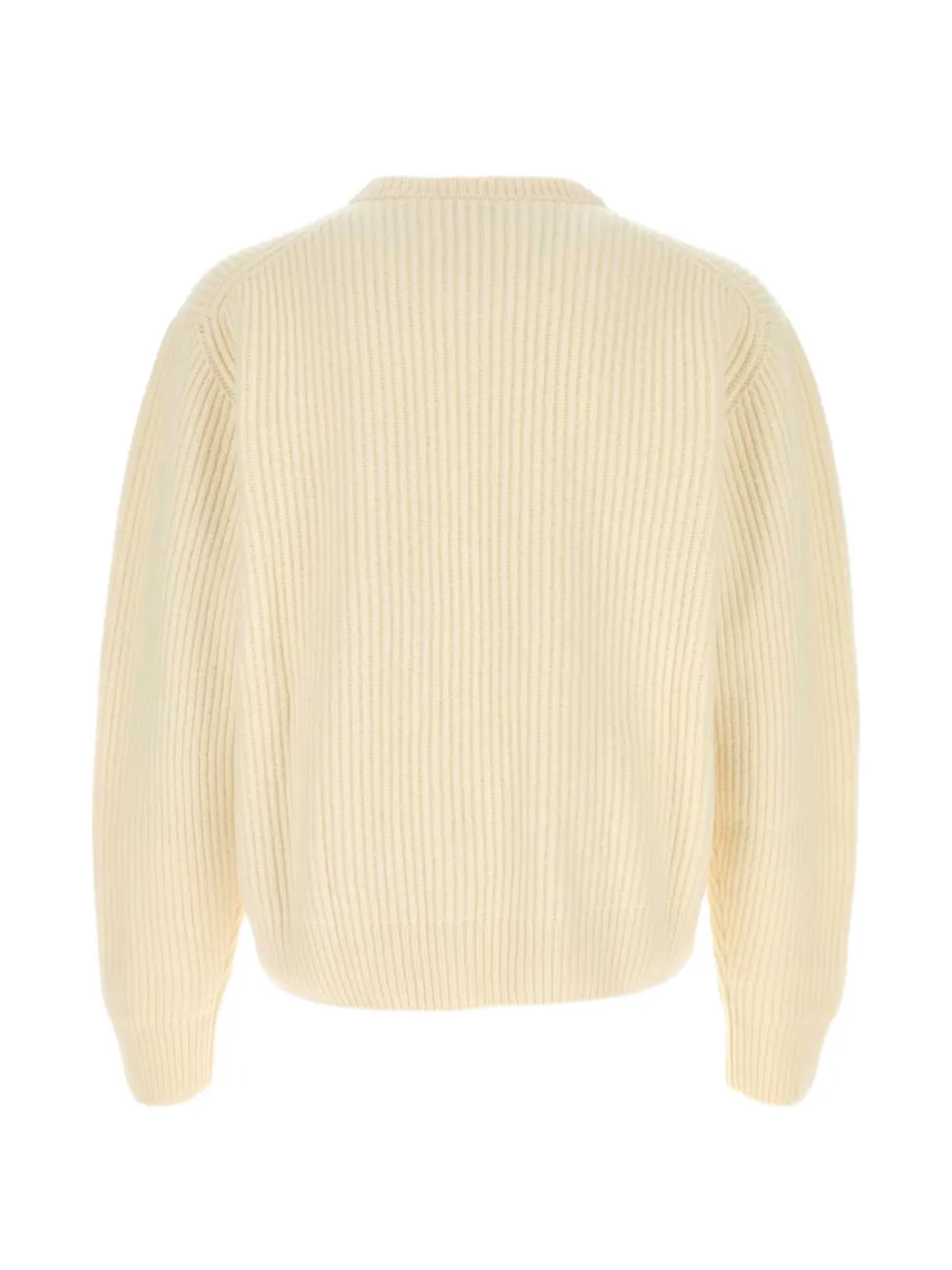 Jil Sander Ribgebreide trui Beige
