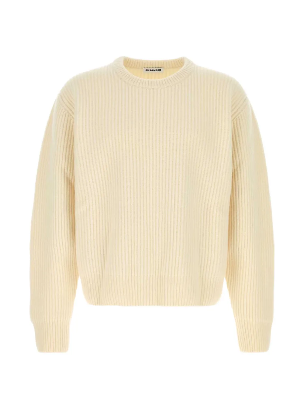 Jil Sander ribbed-knit wool sweater - Nude