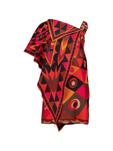 PUCCI Occhi-print silk mini dress