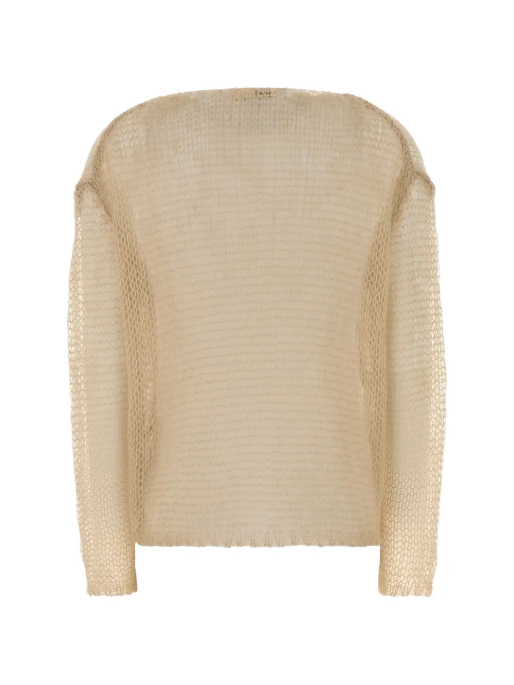 KHAITE Wendy oversized trui Beige