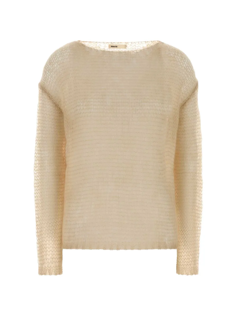 KHAITE Wendy oversized sweater - Toni neutri