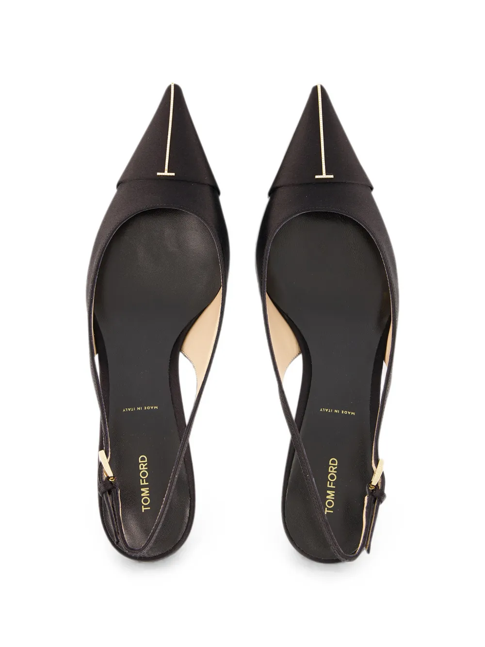 TOM FORD Slingback pumps verfraaid met kristallen Zwart