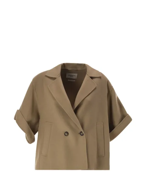 Weekend Max Mara WKDNEO - Virgin wool double-breasted jacket with a boxy silhouette