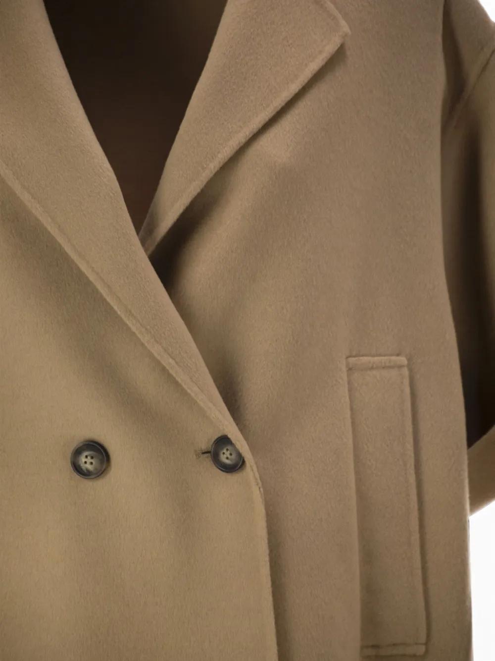 Weekend Max Mara Jack met dubbele rij knopen Beige