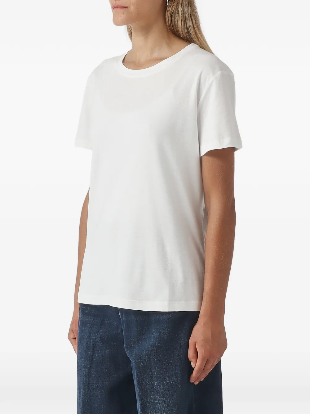 'S Max Mara T-shirt met geborduurd detail Wit