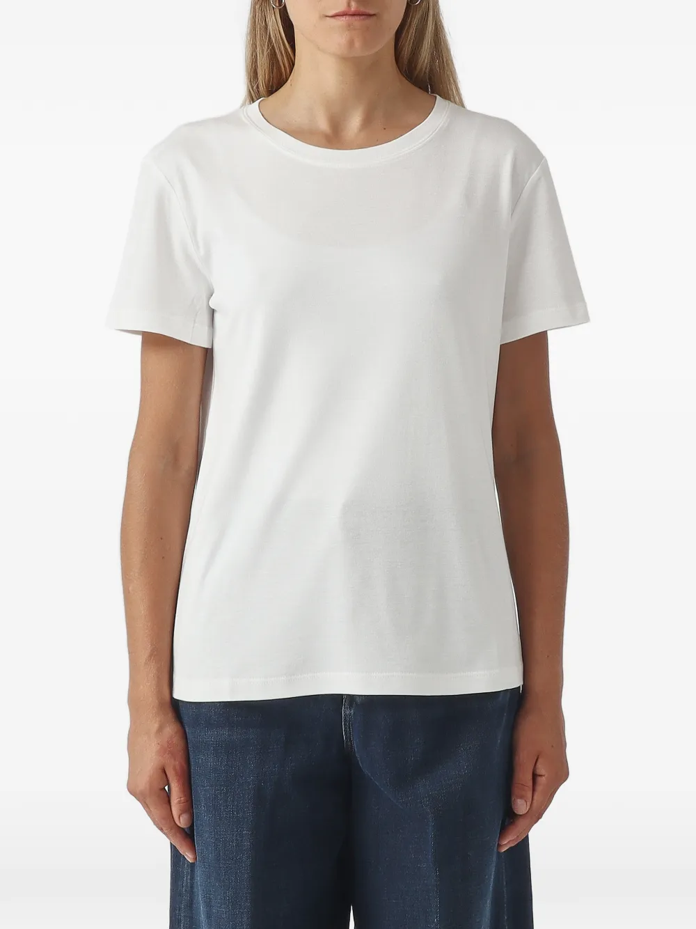 'S Max Mara T-shirt con ricamo - Bianco