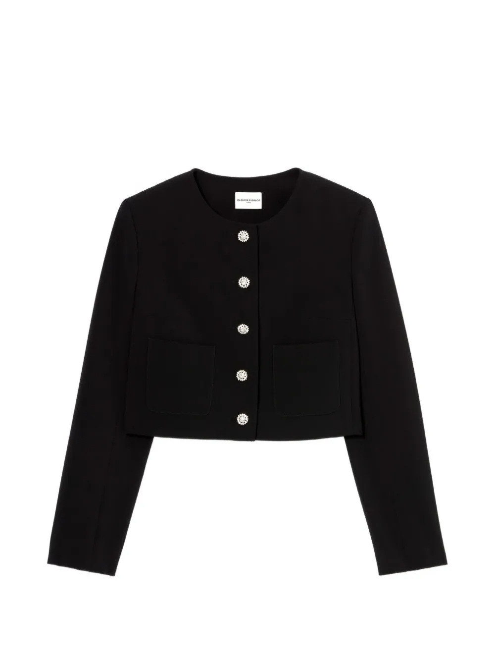 Claudie Pierlot Blazer mit Kristallen - Schwarz