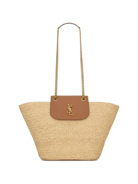 Saint Laurent Bolsa de ombro Manon com placa de logo