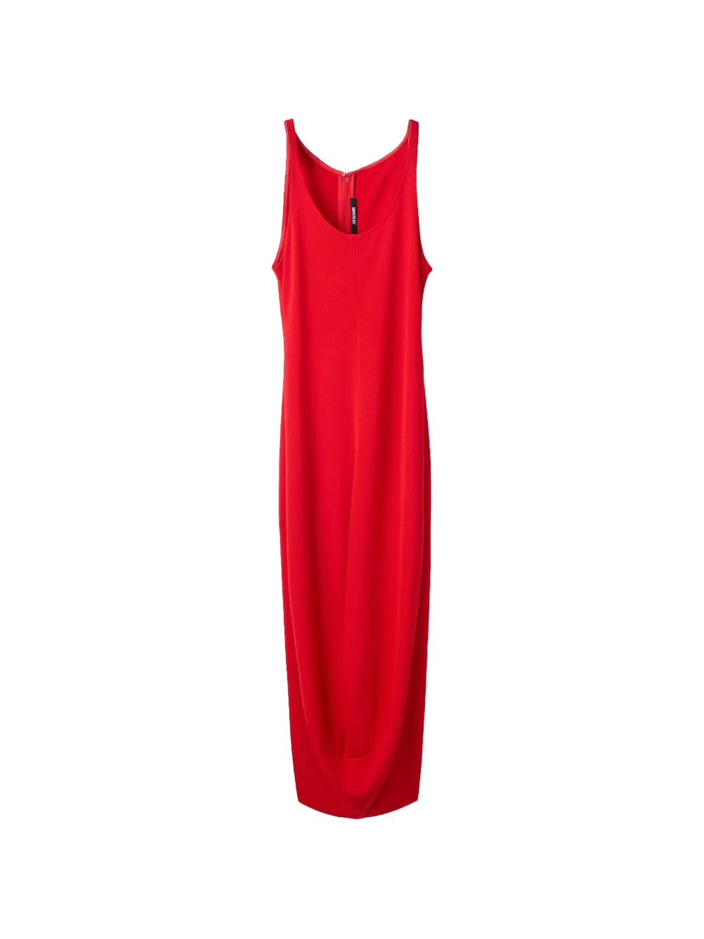 Jacquemus Regata scoop-neck sleeveless midi dress - Rosso