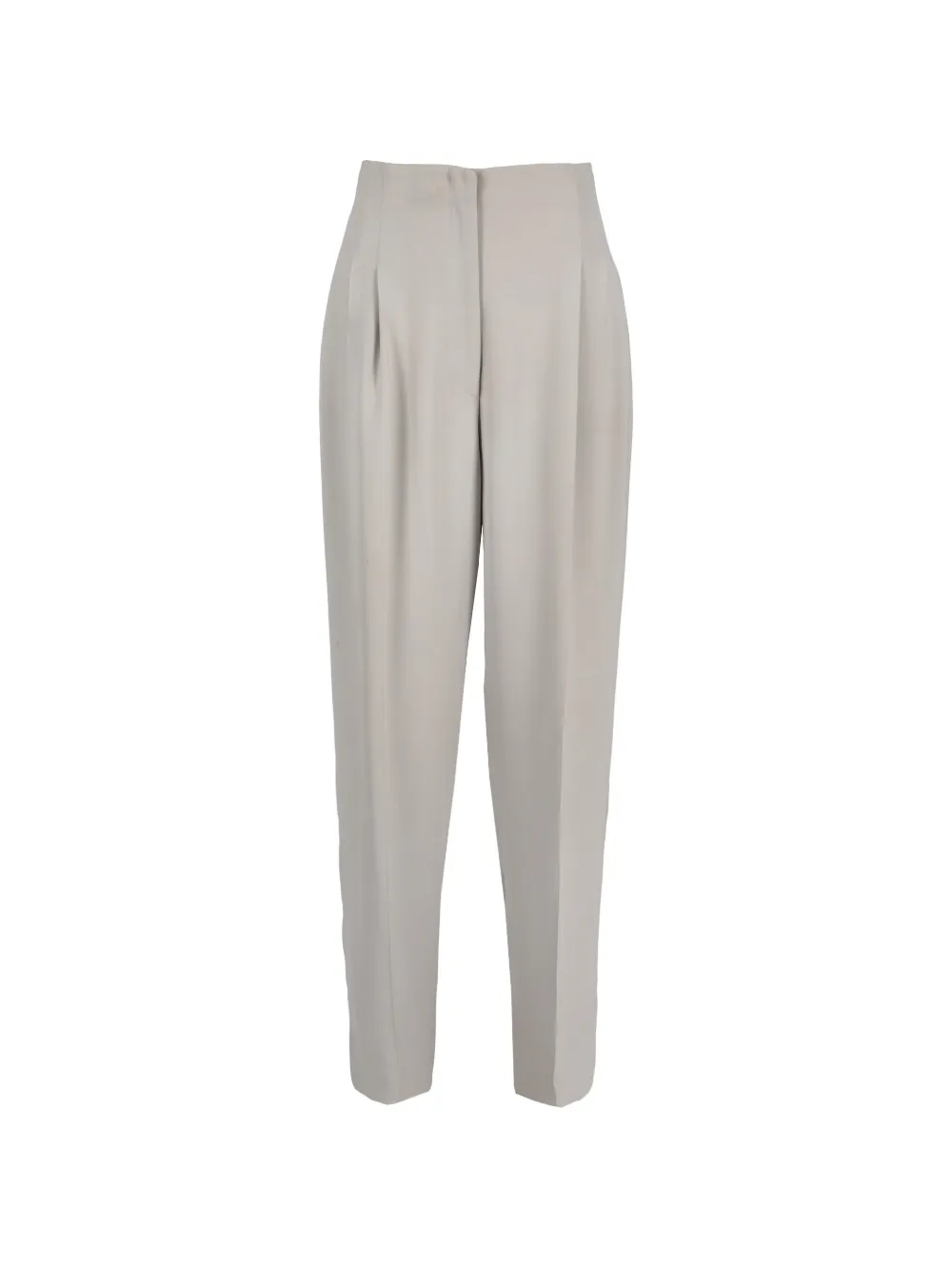 Giorgio Armani Pre-Owned pleated-waist trousers - Grigio