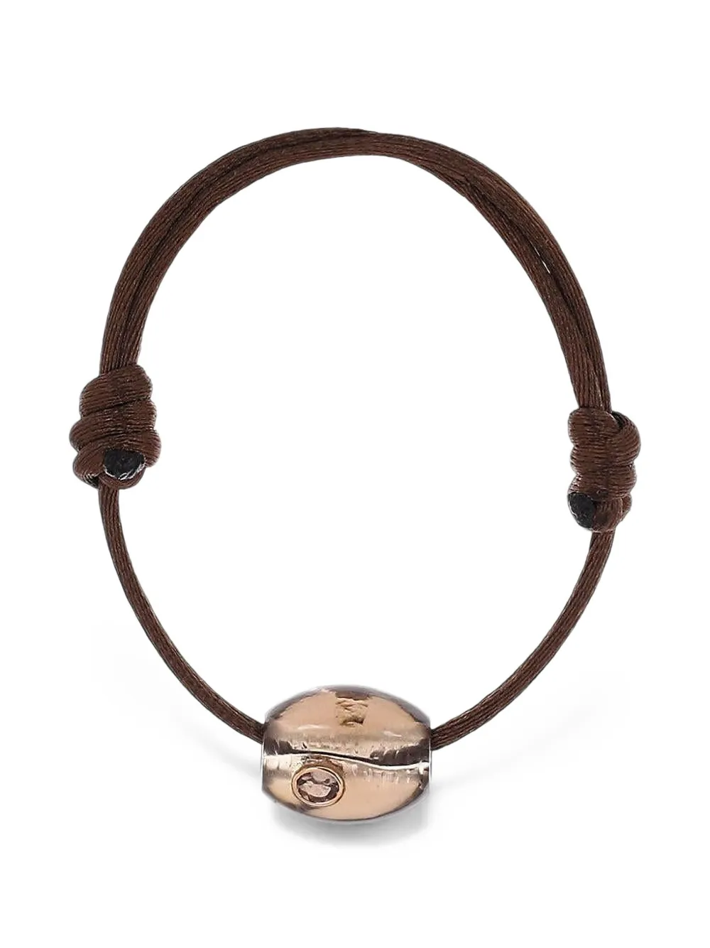 Dezso Armband mit Rauchquarz und Granat - Braun