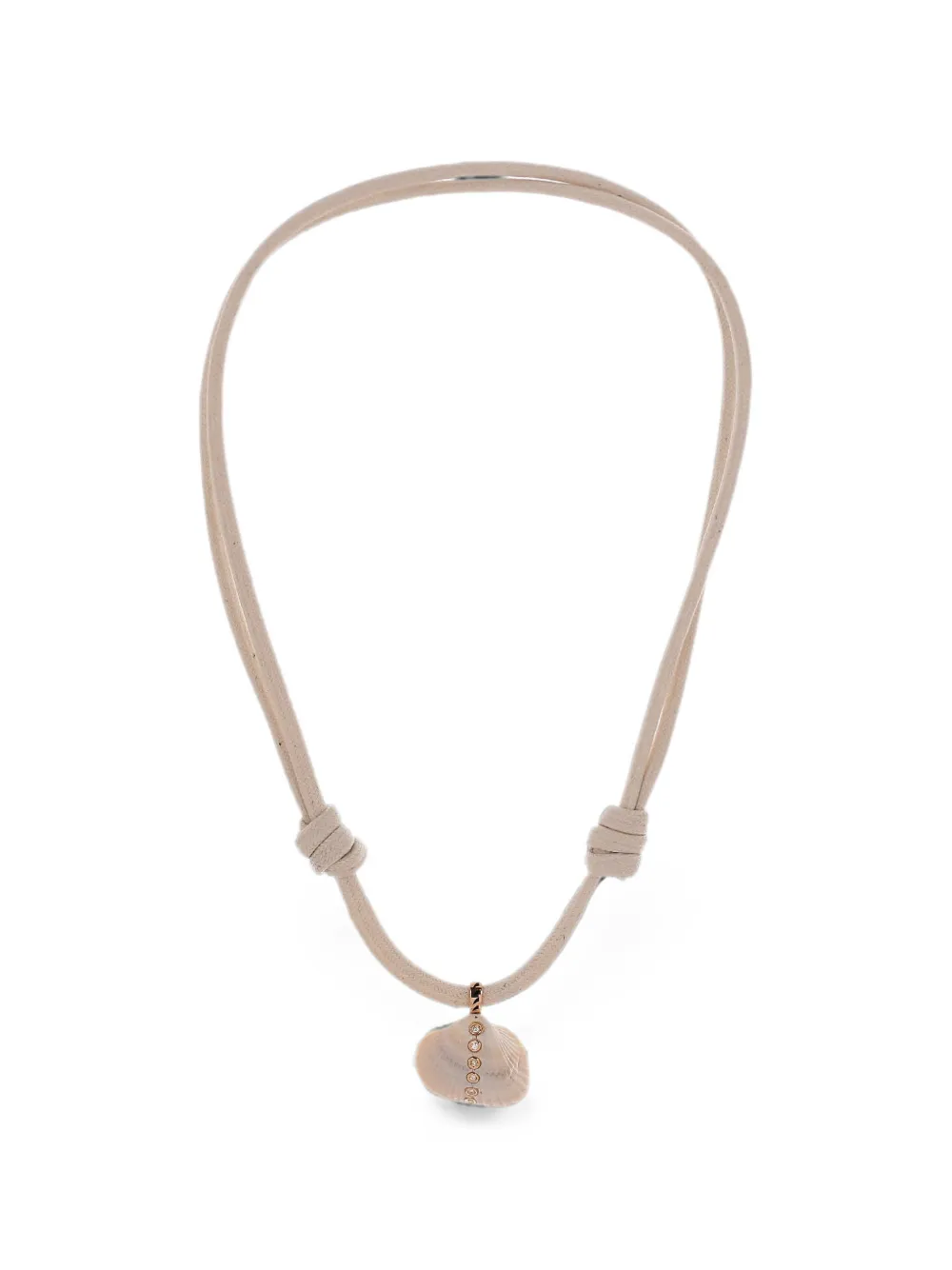 Dezso Edul Shell diamond necklace - Rosa