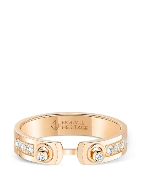 Nouvel Heritage Tuxedo Mood diamond ring