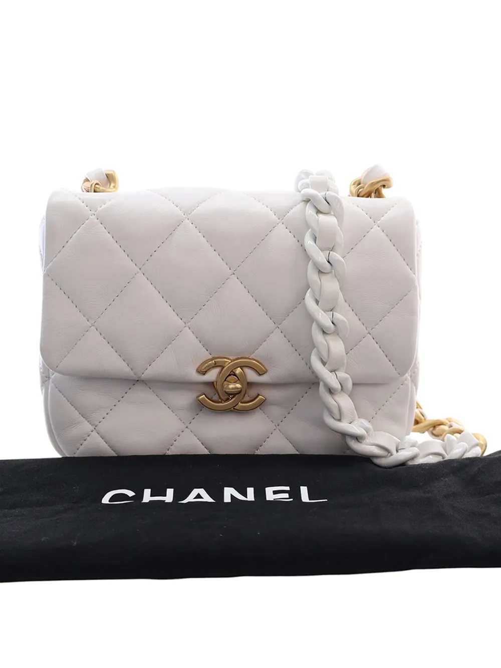 CHANEL 2026 春夏　ミニマトラッセ　mai0521 CHANEL Pre-Owned 2021-2026 ミニ マトラッセ キャンディチェーン