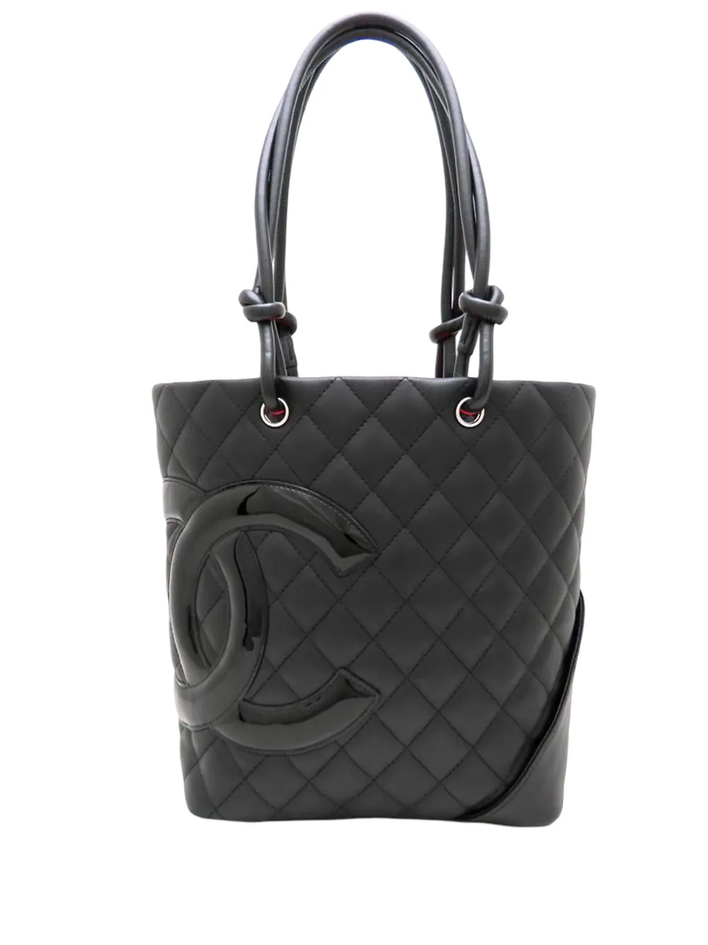 CHANEL Pre-Owned 2011 Medium Lambskin Cambon Ligne tote bag - Nero