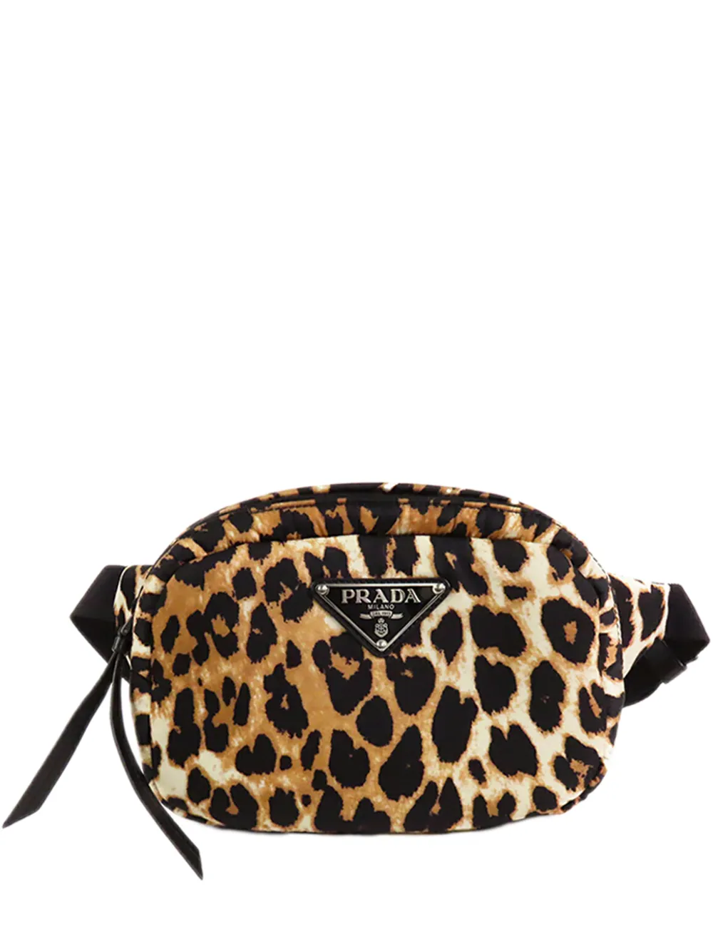 Prada Pre-Owned 2013-2026 Tessuto Leopard Print belt bag - Toni neutri