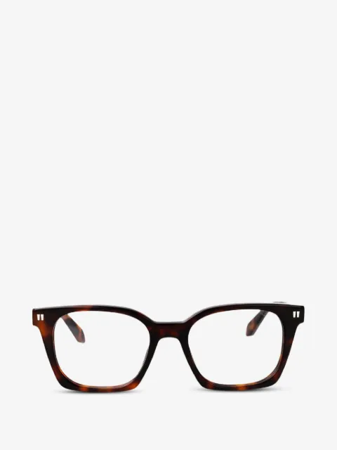 Off-White Eyewear tortoiseshell-effect square-frame glasses