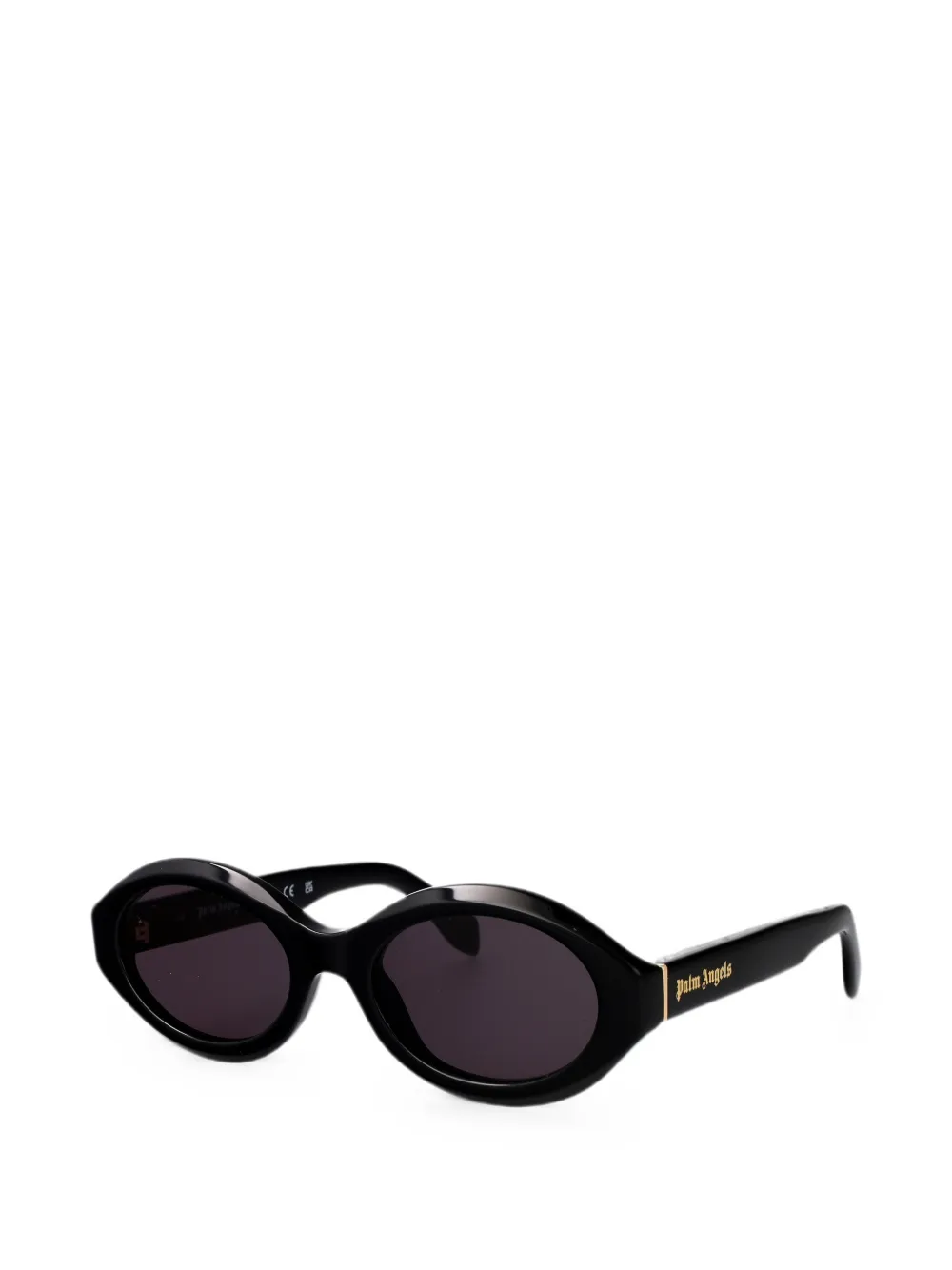 Palm Angels Eyewear Zonnebril met ovalen montuur Zwart