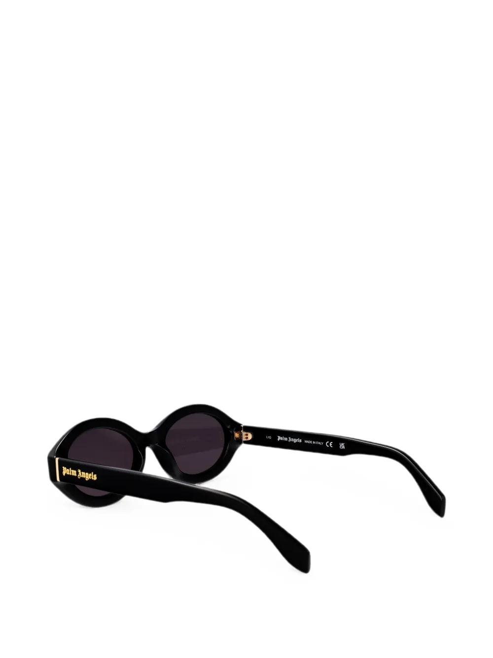 Palm Angels Eyewear Zonnebril met ovalen montuur Zwart
