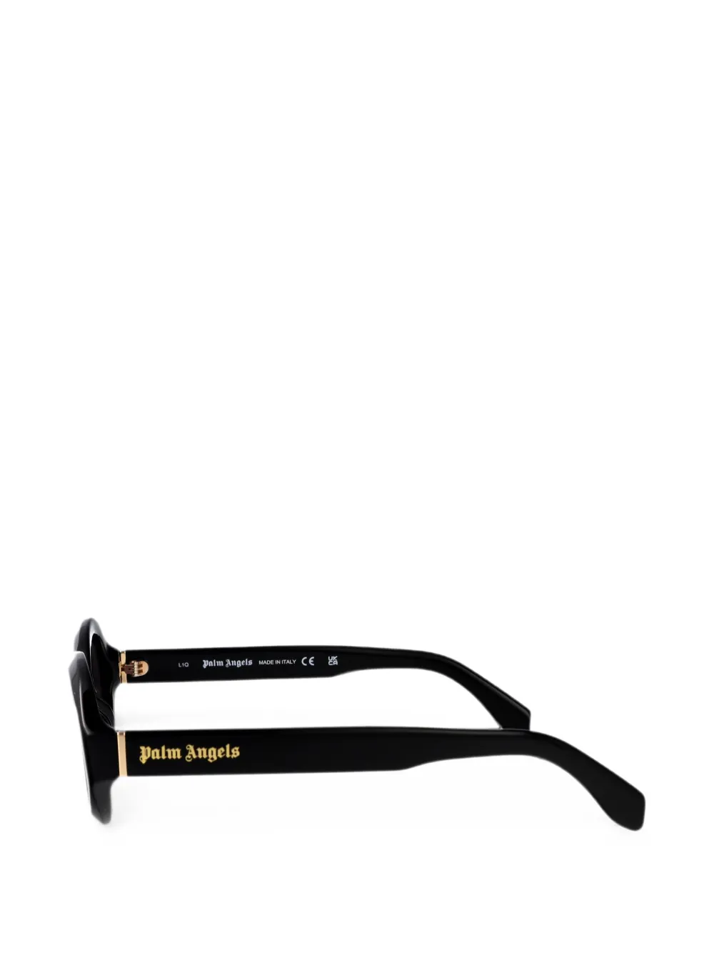 Palm Angels Eyewear Zonnebril met ovalen montuur Zwart