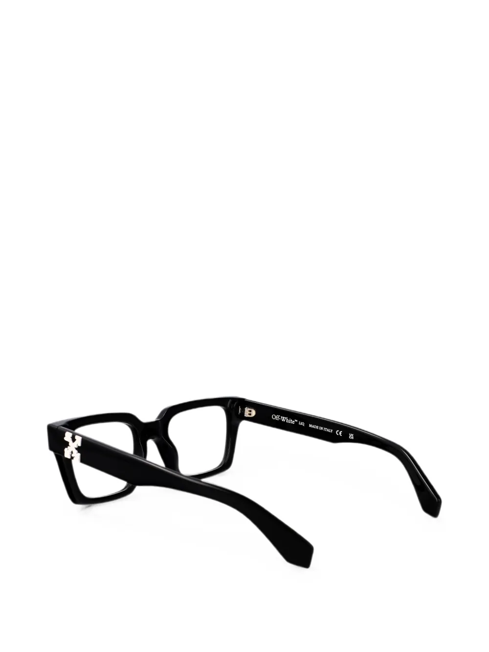 Off-White Eyewear Zonnebril met vierkant montuur en Arrows-detail Zwart