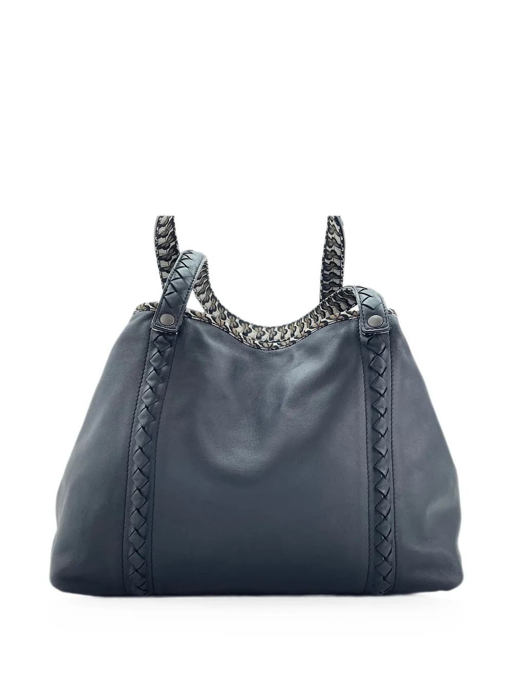 Bottega Veneta Pre-Owned Intrecciato leather tote bag - Nero