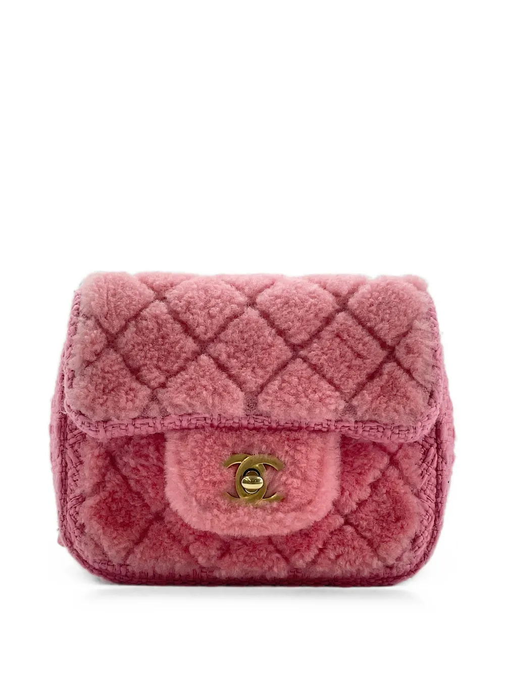 CHANEL Pre-Owned mini Matelasse cross body bag - Rosa