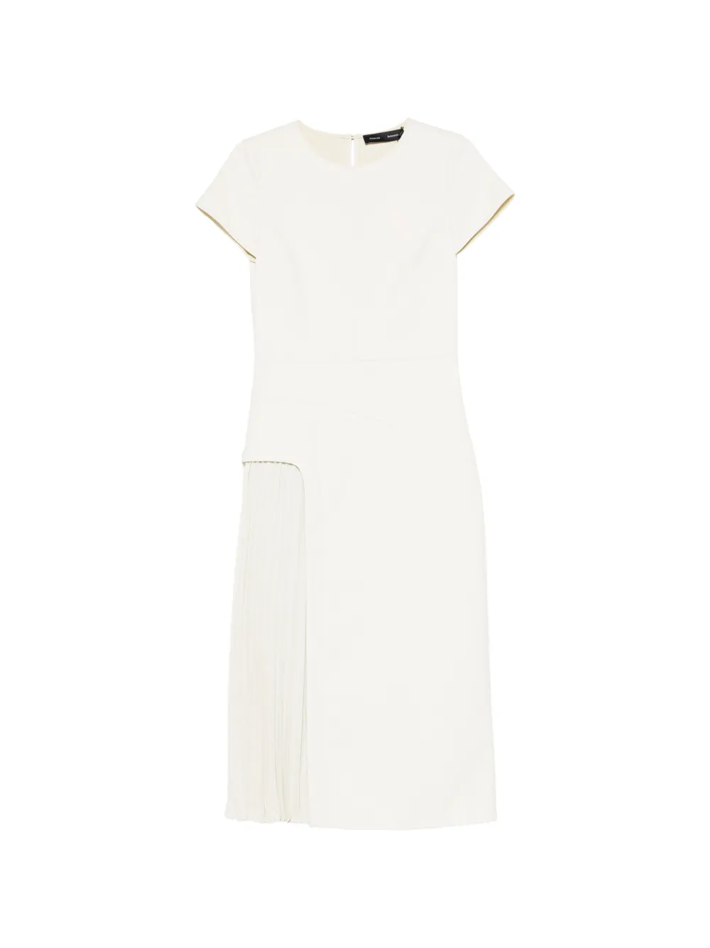 Proenza Schouler Ria geplooide midi-jurk Wit