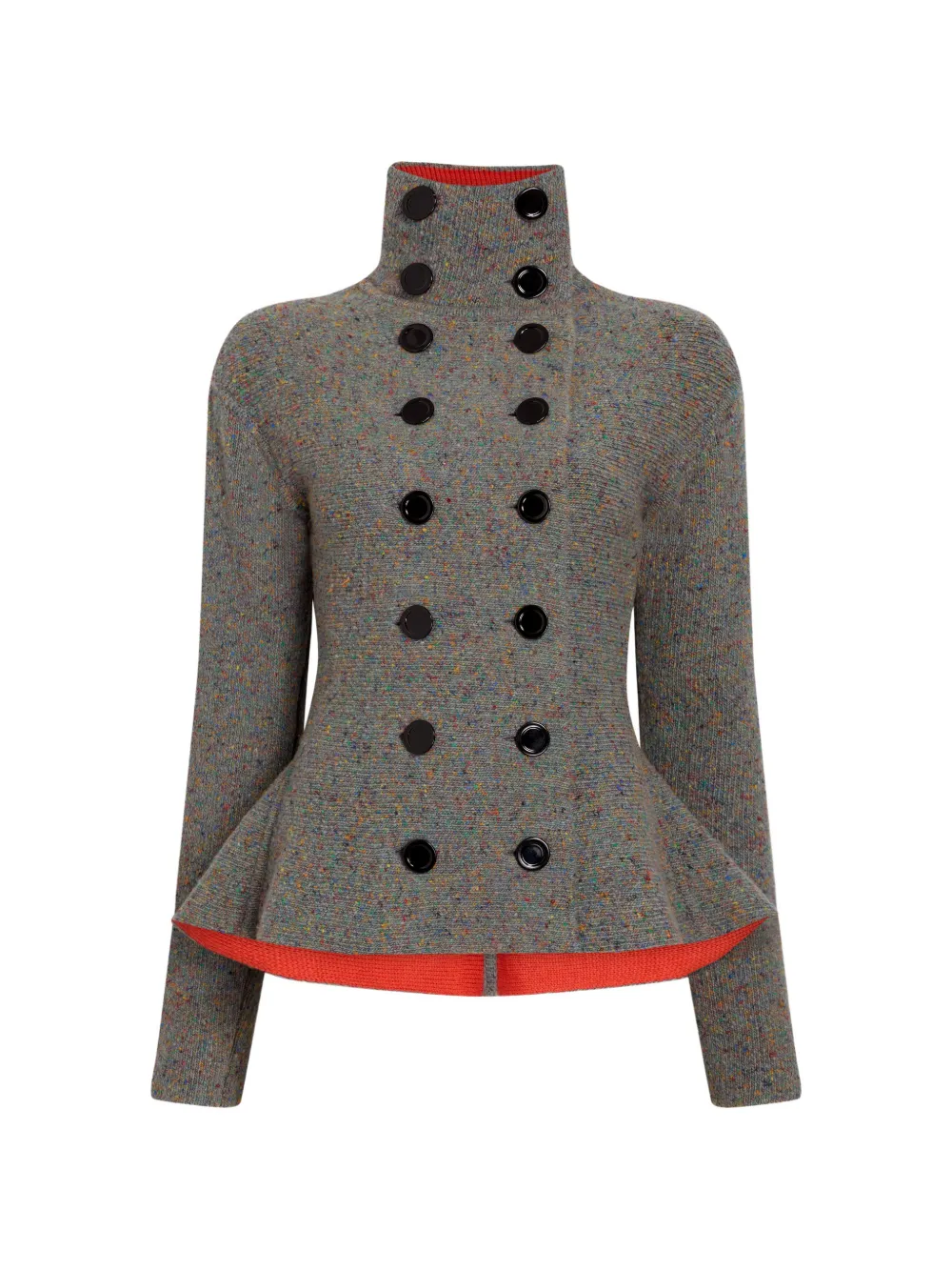Proenza Schouler Capucine jacket in donegal knit Grijs