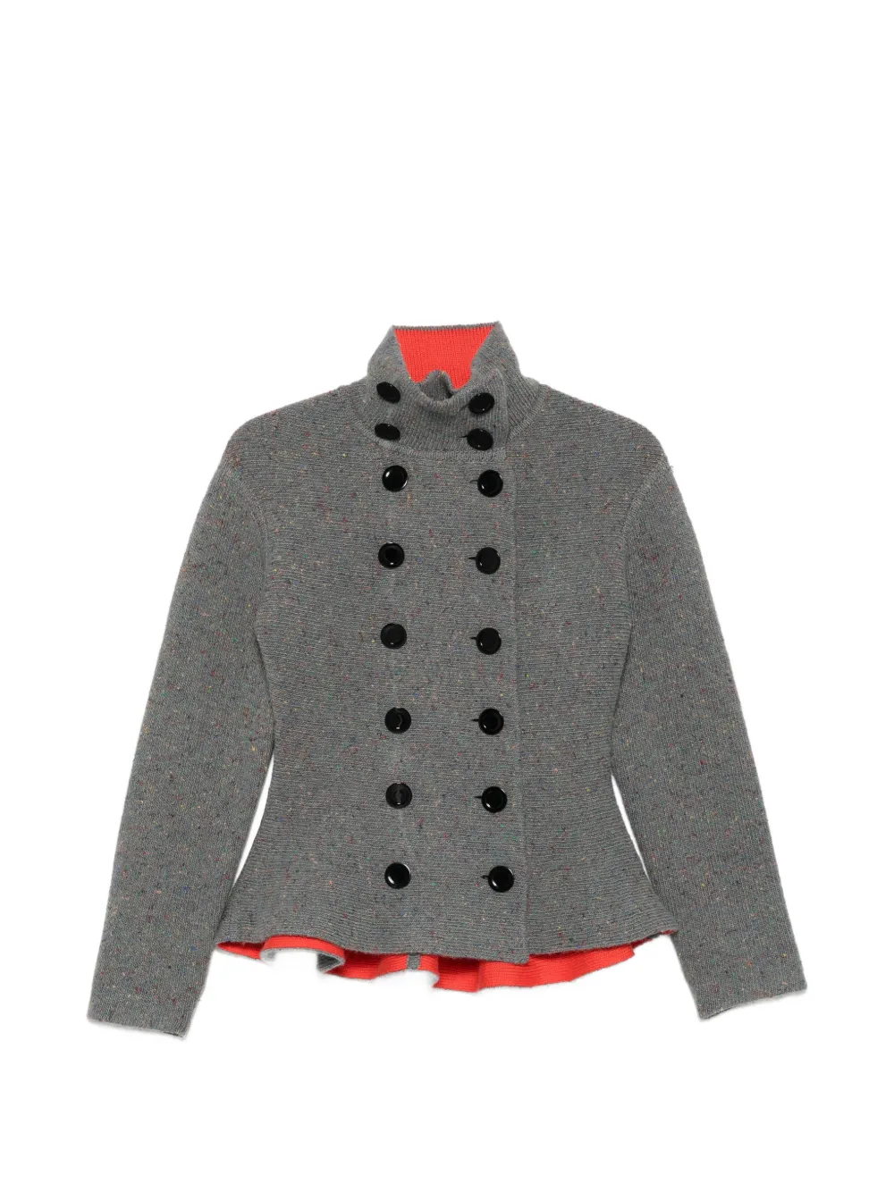 Proenza Schouler Capucine jacket in donegal knit Grijs