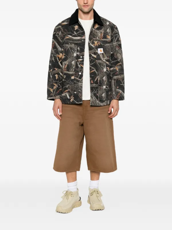 Carhartt WIP Lander camo-print Jacket | Black | FARFETCH