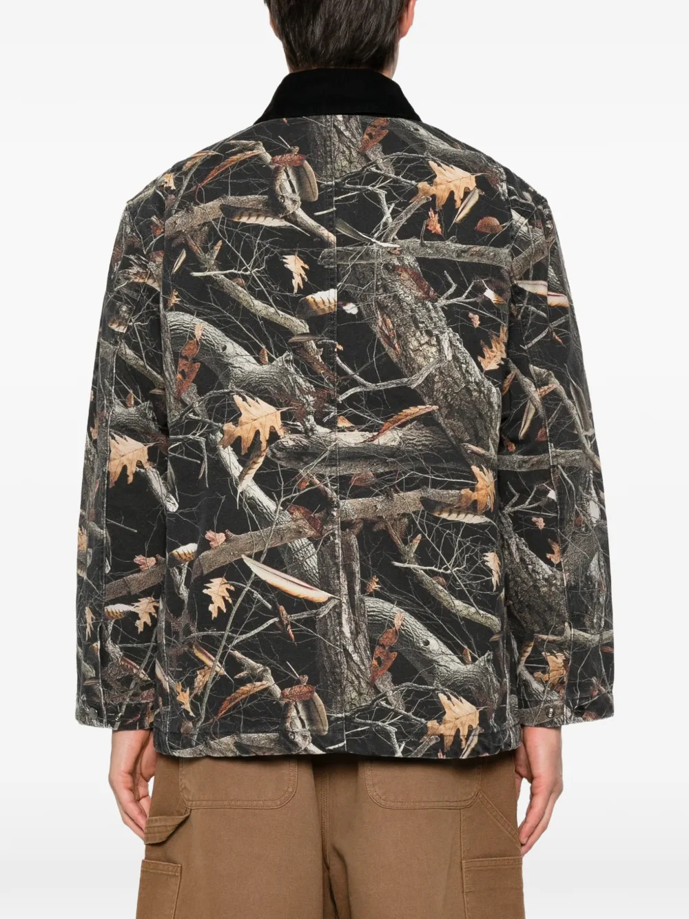 Carhartt WIP Lander jack met camouflage-print Zwart