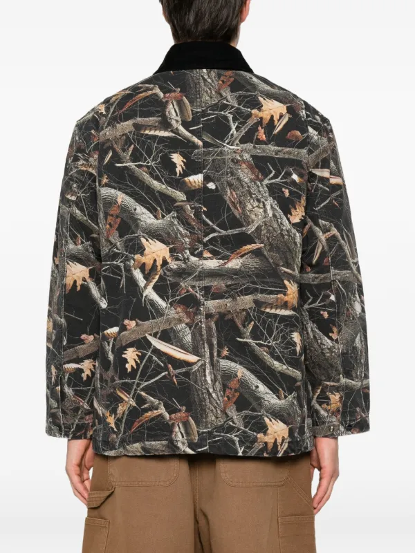 Carhartt WIP Lander camo-print Jacket | Black | FARFETCH