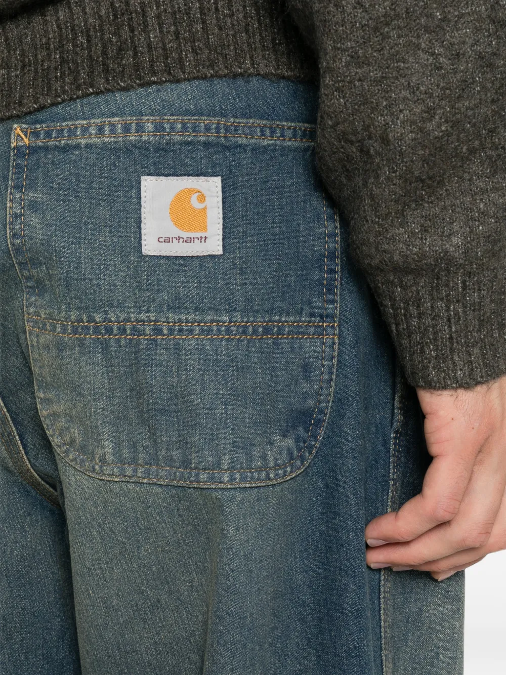 Carhartt WIP Straight jeans Blauw
